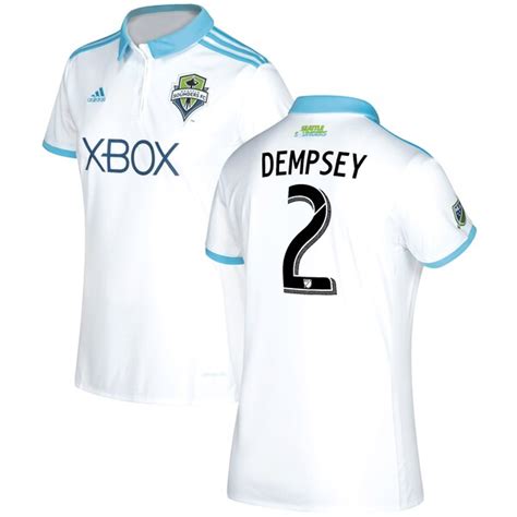 Women's Seattle Sounders FC adidas White 2017/18 Secondary Replica Team 